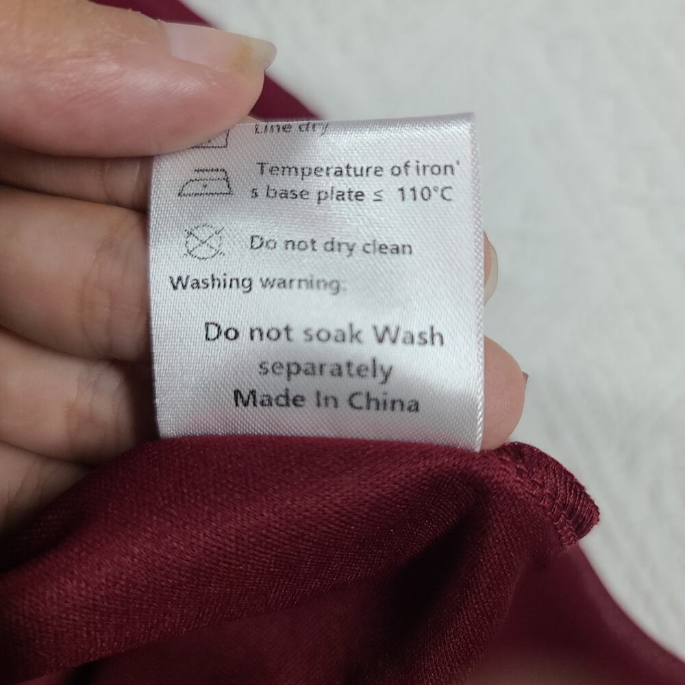 Ever Pretty Applique Chiffon formal Burgundy Dress Size 18 wedding MOTB Party - Picture 14 of 15